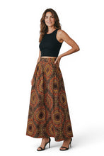 Load image into Gallery viewer, 6 Yards - African Wax print fabric - Brown Savanna Sun - 100% cotton
