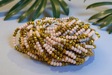 Afbeelding in Gallery-weergave laden, Heupkralen / Afrikaanse heupketting - Ebébé - Goud (Traditionele niet-elastische draad)