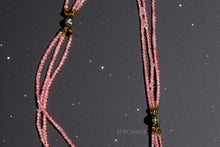 Load image into Gallery viewer, 3 in 1 Waist Beads / African Hip Chain - Mami - Pink (Traditional non-elastic string)