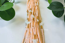 Charger l'image dans la galerie, Waist Beads / African Hip Chain - Salmon Butterfly Ifeoma (Traditional non-elastic string)