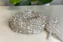 Afbeelding in Gallery-weergave laden, Waist Beads / African Hip Chain - White Transparent Chidinma (Traditional non-elastic string)