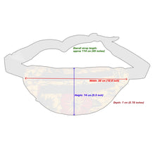 Load image into Gallery viewer, African Print Fanny Pack - Brown Bogolan Symbols - Ankara Waist Bag / Bum bag / Festival Bag