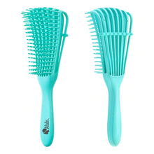 Charger l'image dans la galerie, 10 pièces - Brosse démêlante Afabs® | Brosse démêlante | Peigne pour boucles | Brosse pour cheveux afro | Vert