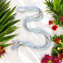 Load image into Gallery viewer, Waist Beads / African Hip Chain - Tiosa - White / gold (Traditional non-elastic string)