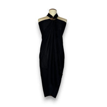 Load image into Gallery viewer, Sarong / pareo - Beachwear wrap skirt - Black