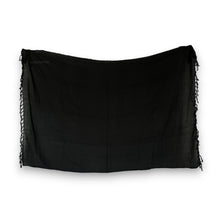 Load image into Gallery viewer, Sarong / pareo - Beachwear wrap skirt - Black