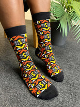Load image into Gallery viewer, Mix of 24 different pairs - African socks / Afro socks / African print socks - All 24 styles