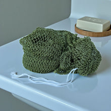 Load image into Gallery viewer, African net sponge / African exfoliating net / Sapo sponge - Army green