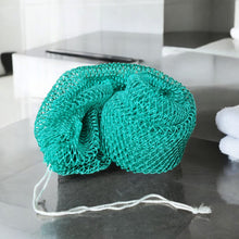 Load image into Gallery viewer, African net sponge / African exfoliating net / Sapo sponge - Turquoise