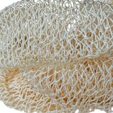 Lade das Bild in den Galerie-Viewer, Afrikanischer Netzschwamm / Afrikanisches Peelingnetz / Sapo-Schwamm - Elfenbein Gelb