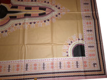 Load image into Gallery viewer, 6 Yards - VLISCO Khaki / Creme Dashiki / Angelina Java Wax print fabric