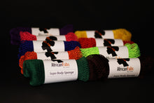 Load image into Gallery viewer, African net sponge / African exfoliating net / Sapo sponge - Neon green