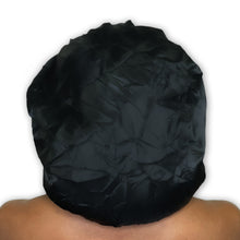 Load image into Gallery viewer, 10 pieces - XXL Extra Large Shower cap for braids / dreadlocks / rasta - Black
