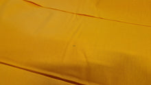 Load image into Gallery viewer, 6 Yards - Ochre Yellow Plain Fabric - Ochre Yellow solid color - 100% cotton  (Important: please read)
