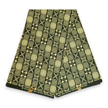Charger l'image dans la galerie, African print Headband - Adults - Hair Accessories - Green Bogolan Grid

