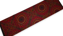 Load image into Gallery viewer, 6 Yards - African Wax print fabric - Red Sunfire Bloom - 100% cotton
