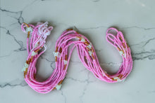 Lade das Bild in den Galerie-Viewer, Waist Beads / African Hip Chain - Pink Butterfly Damilola (Traditional non-elastic string)
