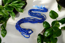 Load image into Gallery viewer, Waist Beads / African Hip Chain - Dola - Blue mix (Traditional non-elastic string)
