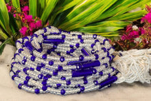 Load image into Gallery viewer, Waist Beads / African Hip Chain - UKeke - Blue (Traditional non-elastic string)
