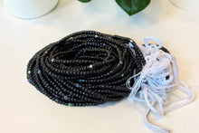 Lade das Bild in den Galerie-Viewer, Waist Beads / African Hip Chain - Black Adunni (Traditional non-elastic string)

