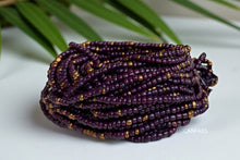 Charger l'image dans la galerie, Perles de taille / Chaîne de hanche africaine - Abol - Violet (ficelle traditionnelle non élastique)
