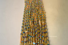 Load image into Gallery viewer, Waist Beads / African Hip Chain - Gold Crystal Abimbola (Traditional non-elastic string)
