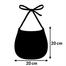 Charger l&#39;image dans la galerie, African Print Baby Bib - Black Bogolan (Unisex)
