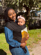 Load image into Gallery viewer, African Print Baby Carrier / Baby sling / baby wrap - Yellow Diamond
