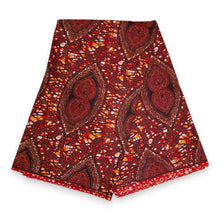 Lade das Bild in den Galerie-Viewer, 6 Yards - Afrikanischer Druckstoff - Braun Bronze Hidden-Leaf-Relic - 100% Baumwolle
