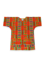 Load image into Gallery viewer, Multicolor Kente Dashiki Shirt / Dashiki Dress - African print top - Unisex
