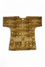 Load image into Gallery viewer, Black Yellow Ndop Cameroon Dashiki Shirt / Dashiki Dress - African print top - Unisex
