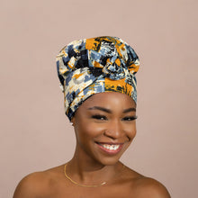 Load image into Gallery viewer, Easy headwrap - Satin lined hair bonnet - Mix
