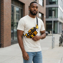 Lade das Bild in den Galerie-Viewer, Afrikanische Bauchtasche - Senfgelb samakaka - Ankara Hüfttasche / Bauchtasche / Festival Tasche mit verstellbarem Riemen
