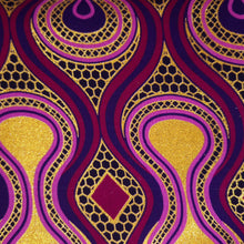 Afbeelding in Gallery-weergave laden, 6 Yards - Afrikaanse printstof - Exclusieve versierde glittereffecten 100% katoen - GL-4018 Roze Goud
