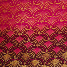 Afbeelding in Gallery-weergave laden, 6 Yards - Afrikaanse printstof - Exclusieve versierde glittereffecten 100% katoen - GL-4021 Roze Goud
