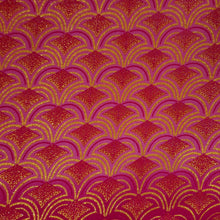 Afbeelding in Gallery-weergave laden, 6 Yards - Afrikaanse printstof - Exclusieve versierde glittereffecten 100% katoen - GL-4021 Roze Goud
