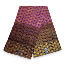 Afbeelding in Gallery-weergave laden, 6 Yards - Afrikaanse printstof - Exclusieve versierde glittereffecten 100% katoen - GL-4023 Paars Goud
