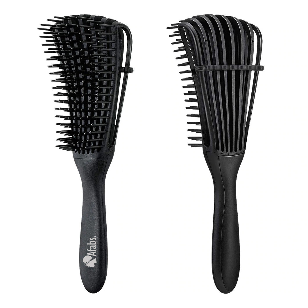 10 pieces - Afabs® Detangler brush | Detangling brush | Comb for curls | Afro hair brush | Black
