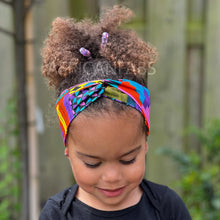 Load image into Gallery viewer, African print Headband - Kids - Hair Accessories - Multi color kente
