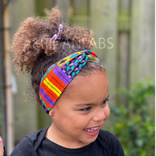 Load image into Gallery viewer, African print Headband - Kids - Hair Accessories - Multi color kente

