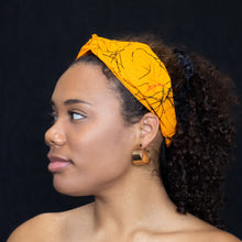 Lade das Bild in den Galerie-Viewer, African print Headband - Adults - Hair Accessories - Orange
