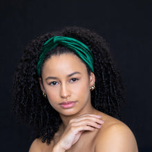 Charger l&#39;image dans la galerie, Green Headband Velvet - Adults - Hair Accessories
