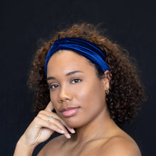 Lade das Bild in den Galerie-Viewer, Blue Headband Velvet - Adults - Hair Accessories
