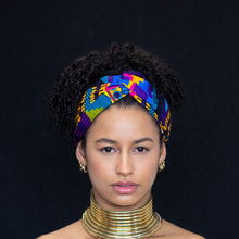 Load image into Gallery viewer, African print Headband - Adults - Hair Accessories - Multicolor kente
