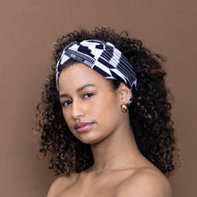Load image into Gallery viewer, African print Headband - Adults - Hair Accessories - Kente white
