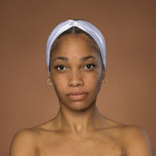 Load image into Gallery viewer, White Satin Headband with Twist - Adult Hair Accessory
