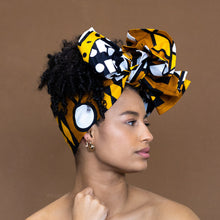 Lade das Bild in den Galerie-Viewer, African Mustard / Yellow Samakaka headwrap
