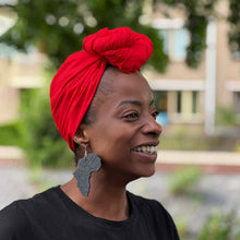 Lade das Bild in den Galerie-Viewer, Red solid color - headwrap
