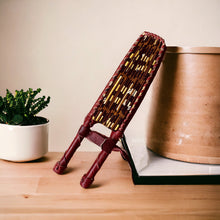 Load image into Gallery viewer, African Hand fan - Ankara print Hand fan - Wednesday - Orange
