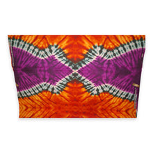 Load image into Gallery viewer, 6 Yards - African print fabric - Orange Purple Tie dye - Polycotton
